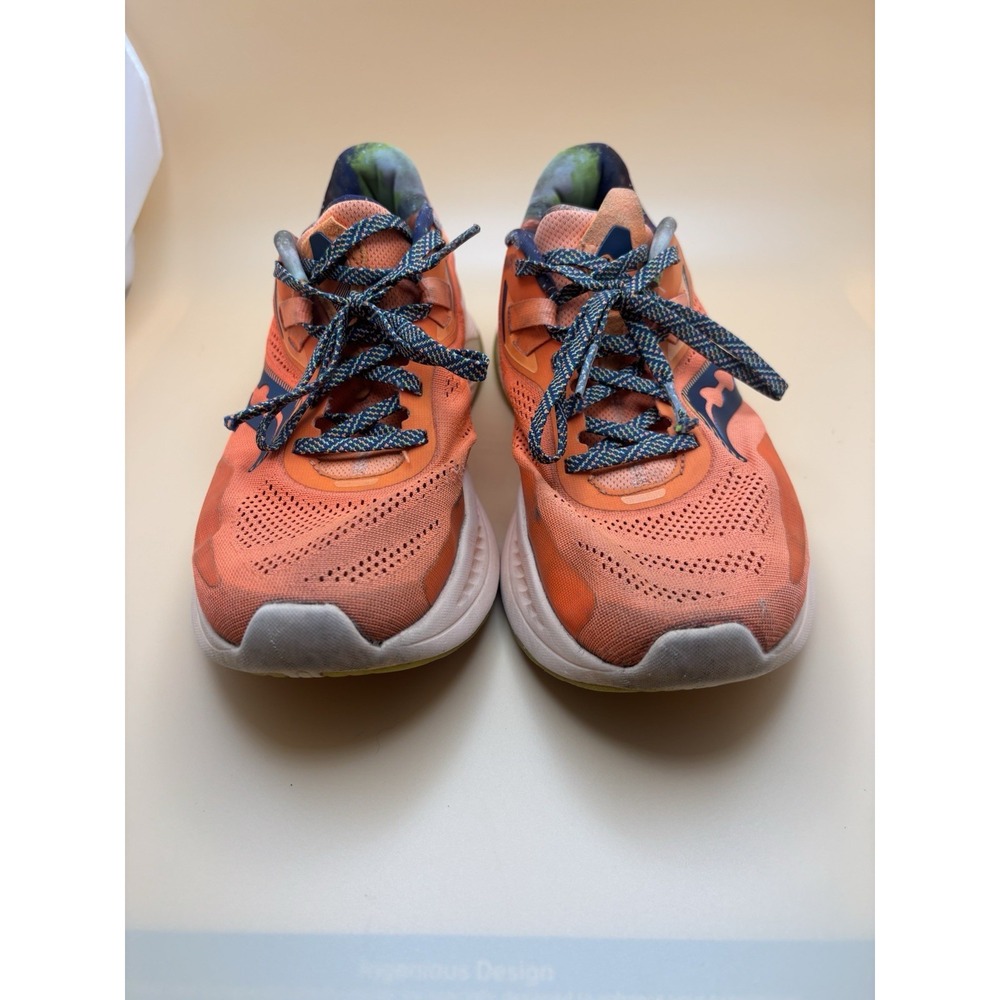 Saucony Guide 15 Womens Running Shoes Orange Navy Galaxy PWRRUN Sneakers S10684-